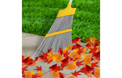 PVC bezem "Buiten borstel" met telescoopsteel PVC bezem "Buiten borstel" met telescoopsteel