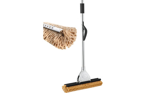 Vloermop met uitwringbare spons