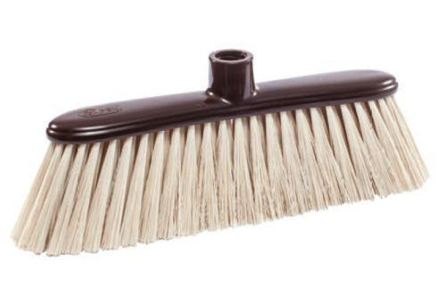 Extra zachte bezem  voor houten vloeren met telescoopsteel