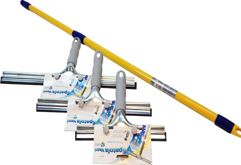 Ruitaftrekkers "Raamtrekkers met telescoopsteeltje" Ruitaftrekkers "Raamtrekkers met telescoopsteeltje"