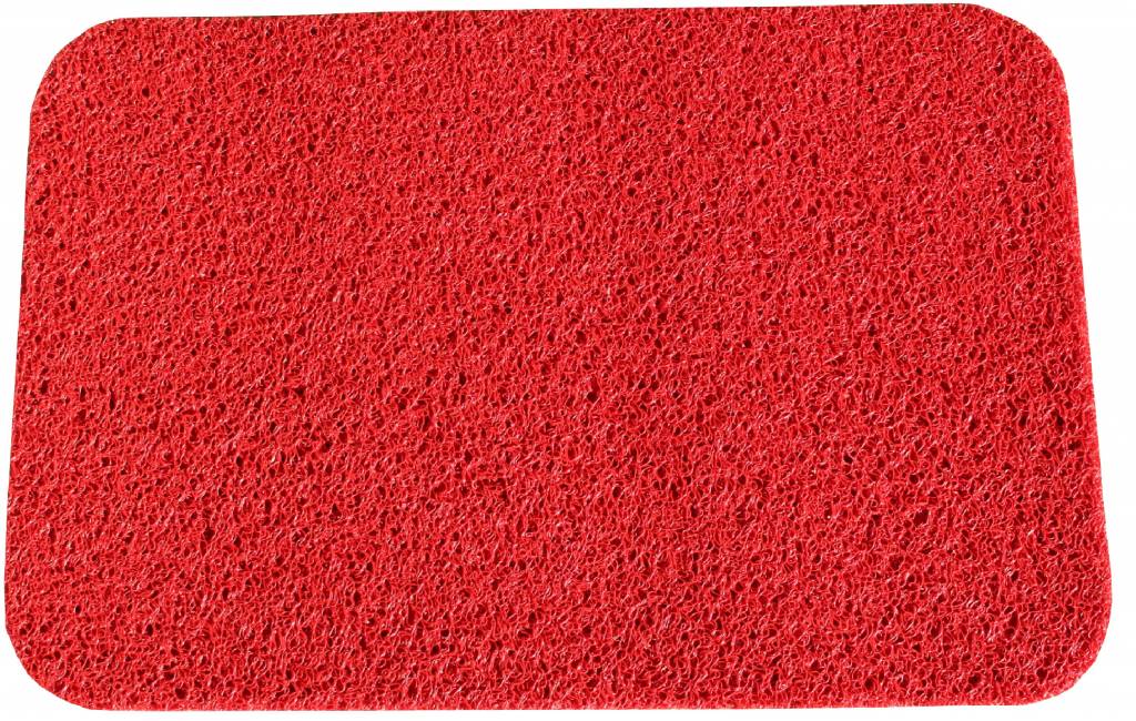 Deurmat Curly Rood " Spaghettimat " 40 x 60 cm. Deurmat Curly Rood " Spaghettimat " 40 x 60 cm.