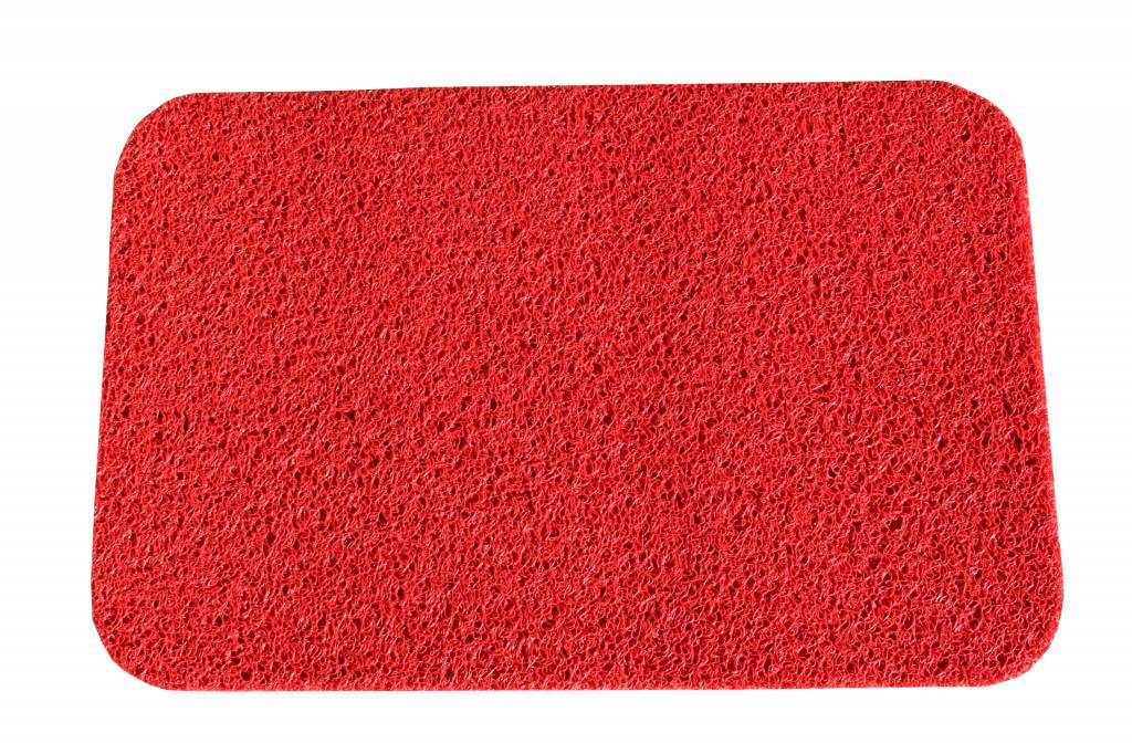 Deurmat Curly Rood " Spaghettimat " 40 x 60 cm. Deurmat Curly Rood " Spaghettimat " 40 x 60 cm.