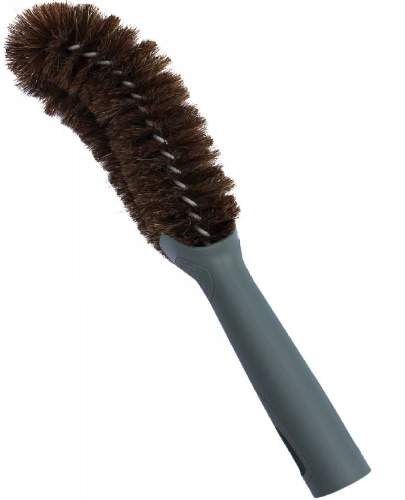 Velgenborstel paardenhaar halfrond