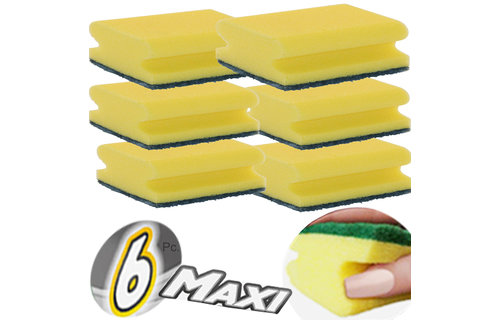 Schuurspons Maxi  met greep - 6 st.