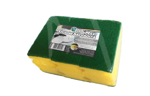 Schuurspons Maxi  met greep - 6 st.