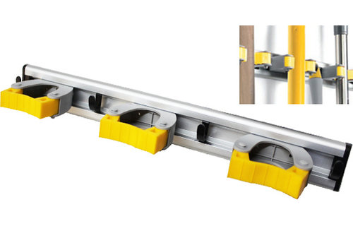 Multifunctionele Aluminium steelhouder voor 3 stelen Multifunctionele Aluminium steelhouder voor 3 stelen