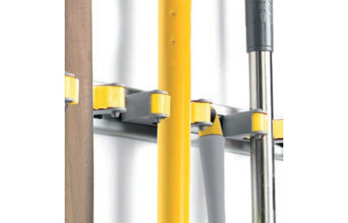 Multifunctionele Aluminium steelhouder voor 3 stelen Multifunctionele Aluminium steelhouder voor 3 stelen