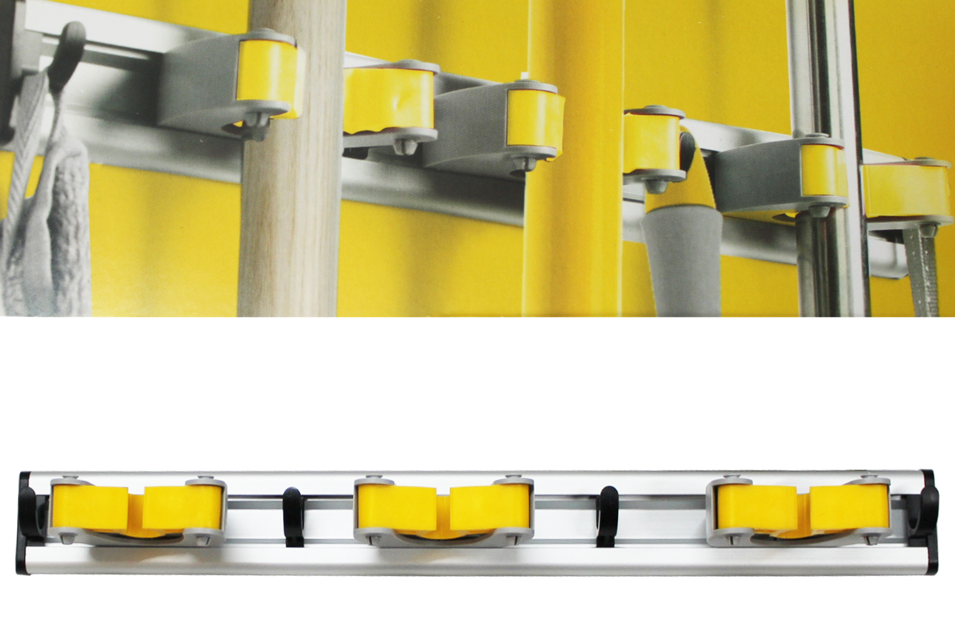 Multifunctionele Aluminium  steelhouder voor 3 stelen