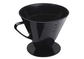 Koffiefilter Houder 1 x 6  - Zwart