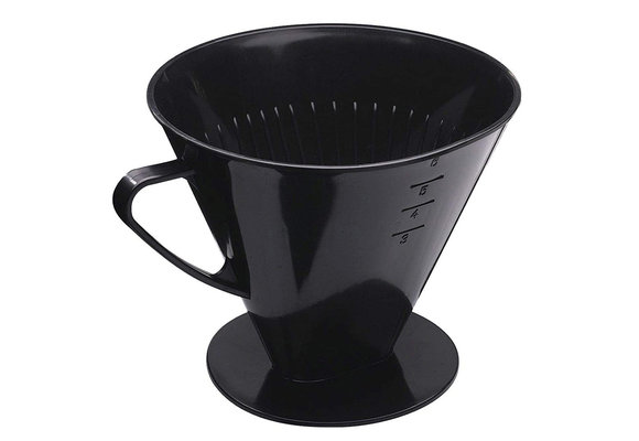 Koffiefilter Houder 1 x 6  - Zwart