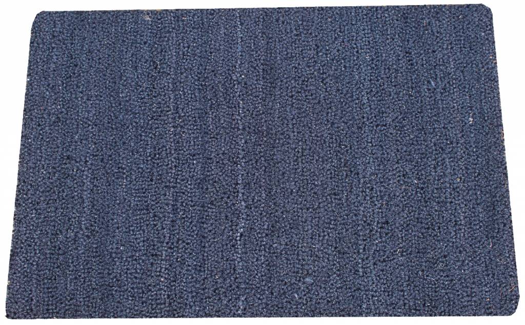 Kokosmat Kobalt blauw 50 x 80 cm 18 mm.