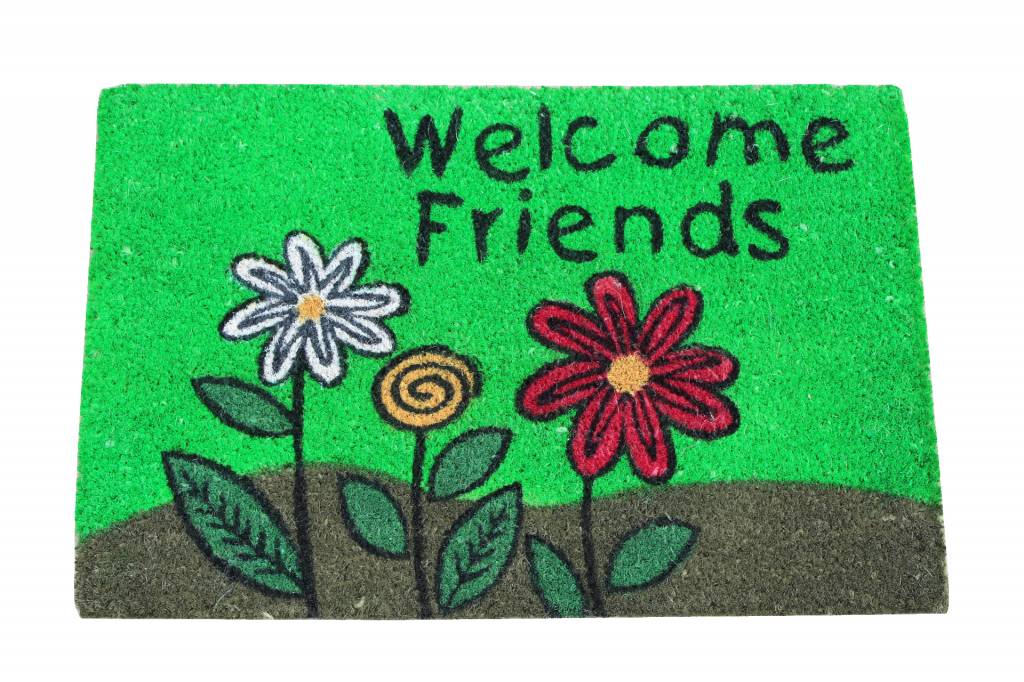 Kokosmat Welcome Friends 40x60 cm.