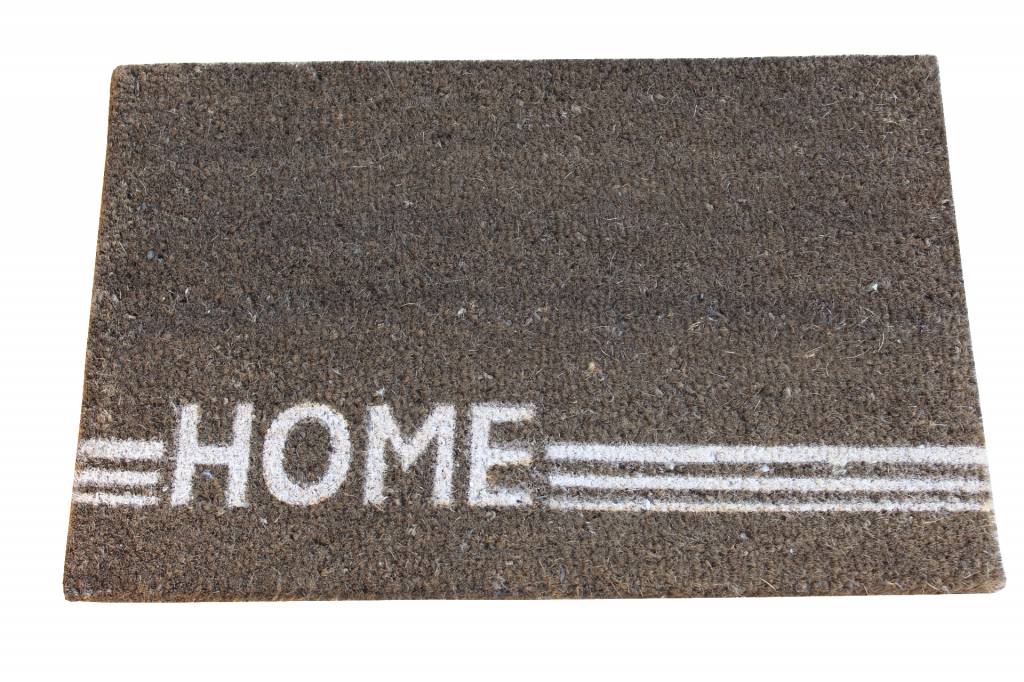 Kokosmat Home Stripe brown 40x60 cm. Kokosmat Home Stripe brown 40x60 cm.