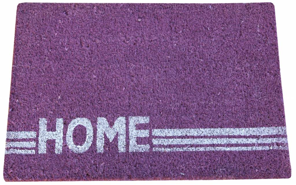 Kokosmat Home Stripe purple 40x60 cm. Kokosmat Home Stripe purple 40x60 cm.