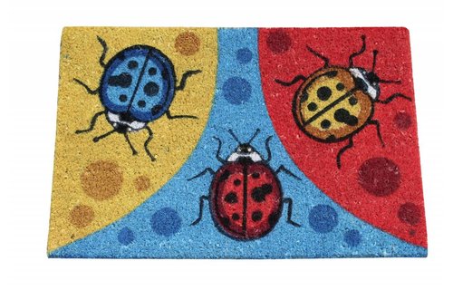 Kokosmat Happy bugs 40x60 cm.