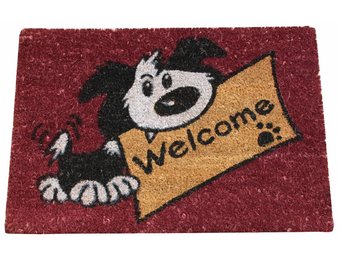 Kokosmat Welcome dog 40x60 cm.