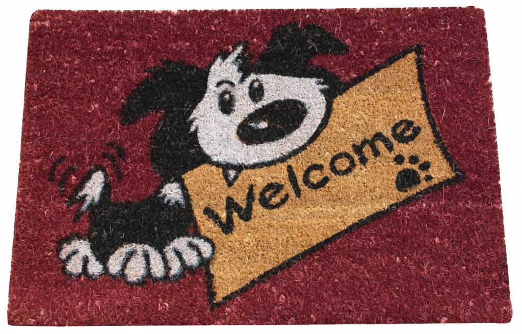 Kokosmat Welcome dog 40x60 cm. Kokosmat Welcome dog 40x60 cm.