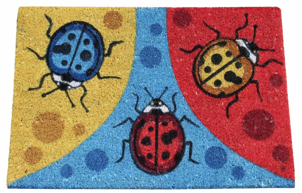 Kokosmat Happy bugs 40x60 cm.