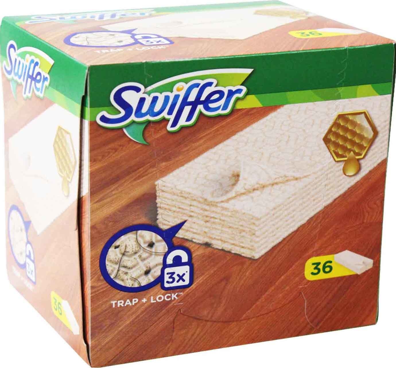 Swiffer Vloerdoeken met bijenwas voor hout en parket (36 stuks)