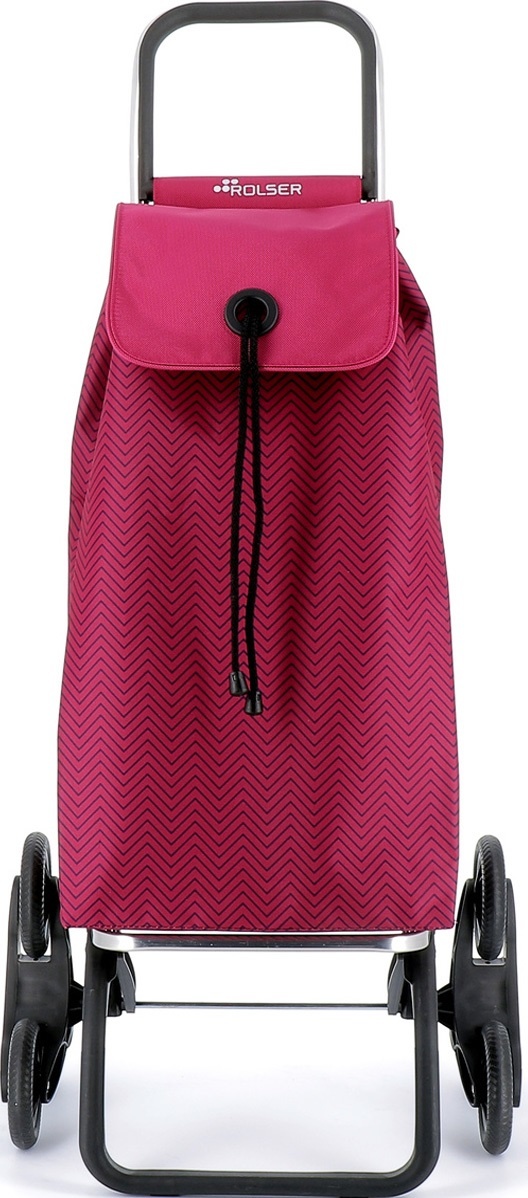 Boodschappentrolley 6 wielen "Trappenloper" Bordeaux I-MAX Ona RD6