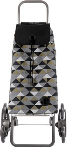 Boodschappentrolley 6 Wielen "Trappenloper" I-Max Sahara Logic RD6 - Zwart