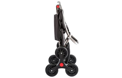 Boodschappentrolley 6 Wielen "Trappenloper" I-Max Sahara Logic RD6 - Zwart