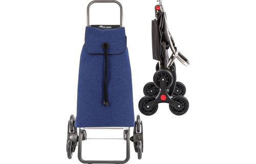 Boodschappentrolley 6 Wielen "Trappenloper" Eco I-Max  Logic RD6 - Blauw