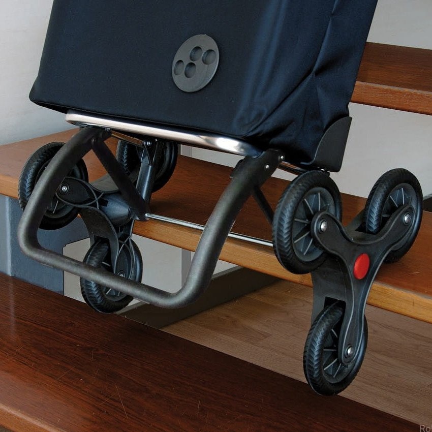 Boodschappentrolley 6 Wielen "Trappenloper" Eco I-Max  Logic RD6 - Carbon