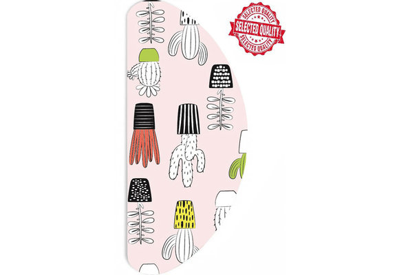 Strijkplankhoes Banaan - Roze Cactusmotief