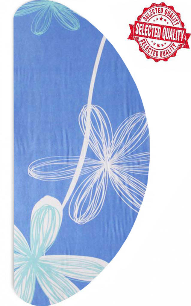 Strijkplankovertrek Banaan - Blauw Open flower