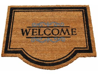 Kokosmat Welcome Naturel 60 x 80 cm.