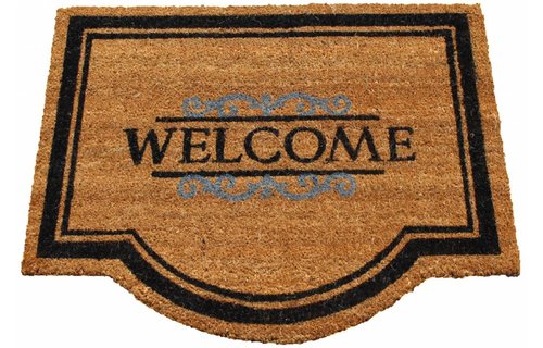 Kokosmat Welcome Naturel 60 x 80 cm. Kokosmat Welcome Naturel 60 x 80 cm.