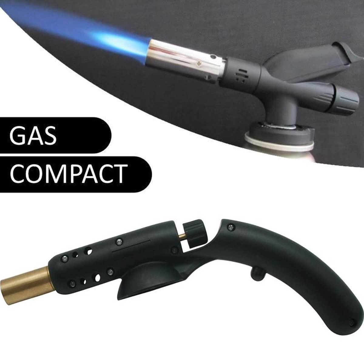 Höfftech soldeerbrander compact gas Höfftech soldeerbrander compact gas