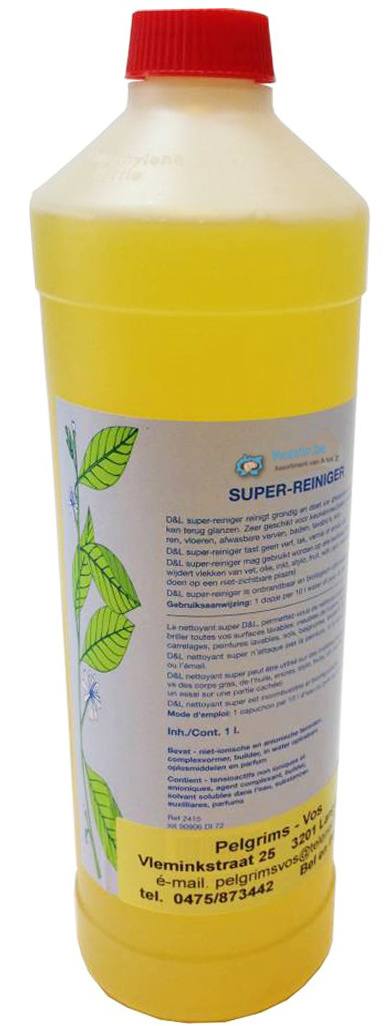 Vloeibare citroen Ontvlekker 1 liter Vloeibare citroen Ontvlekker 1 liter