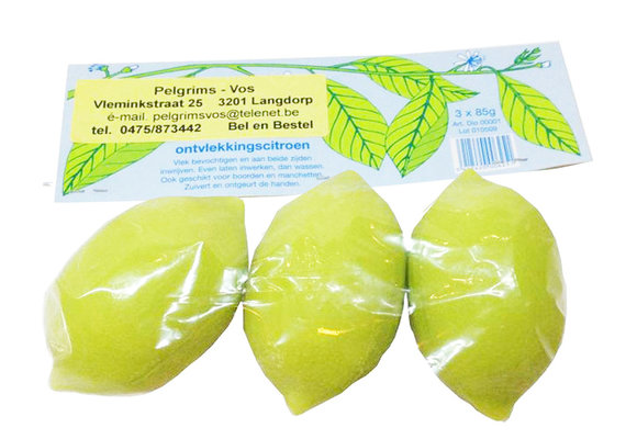 Citroentje ontvlekker per 3 st.