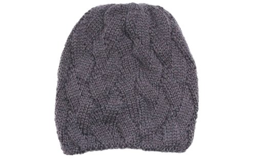 Gebreide Dames Muts met teddy voering - new Navy