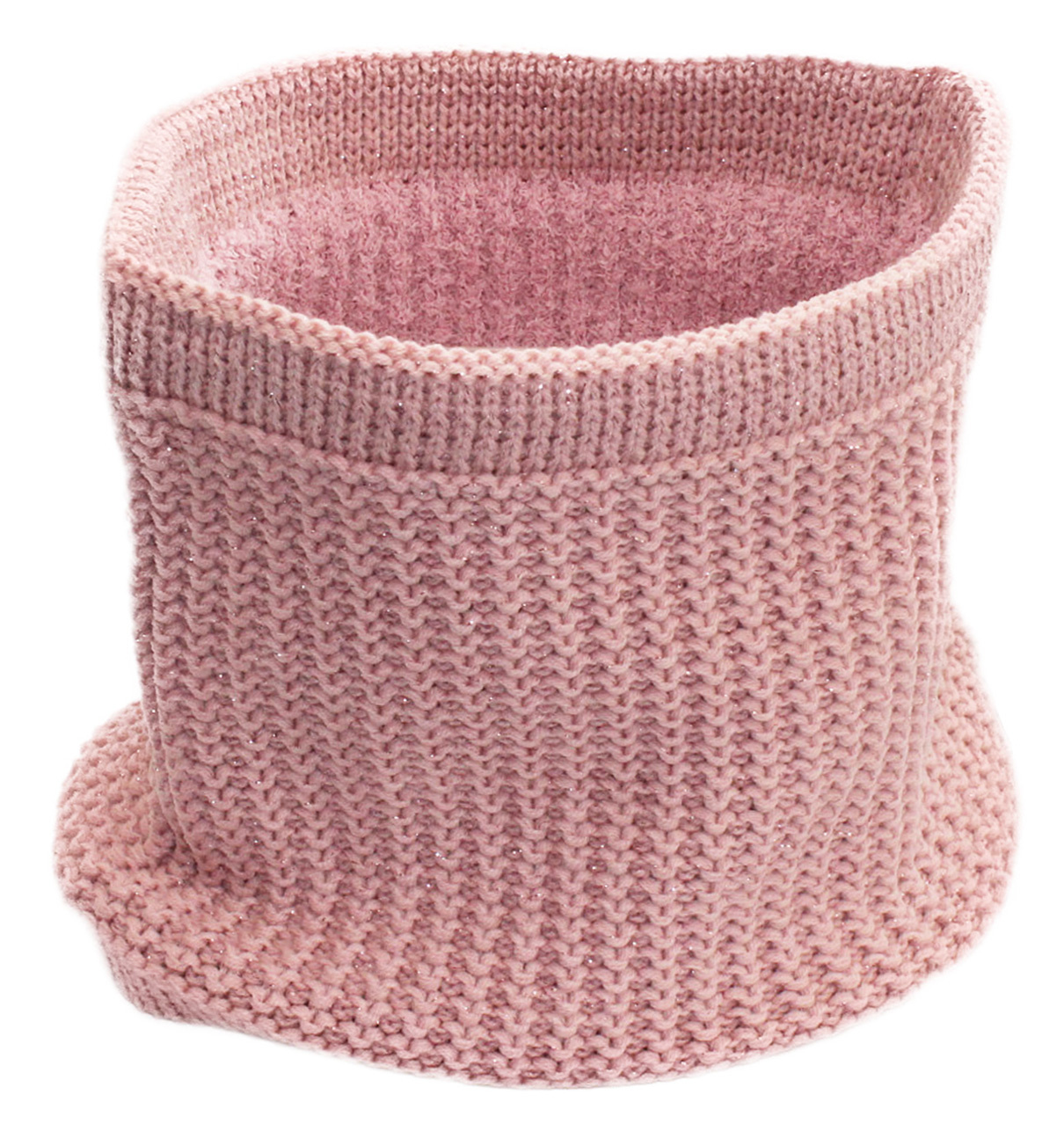 Colsjaal Dames  "Neckwarmer lurex" -  Pink