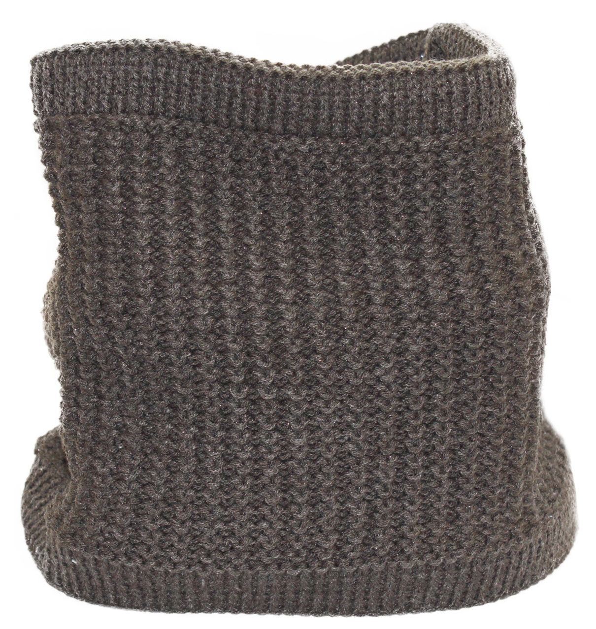 Colsjaal Dames  "Neckwarmer lurex" -  d.  Green