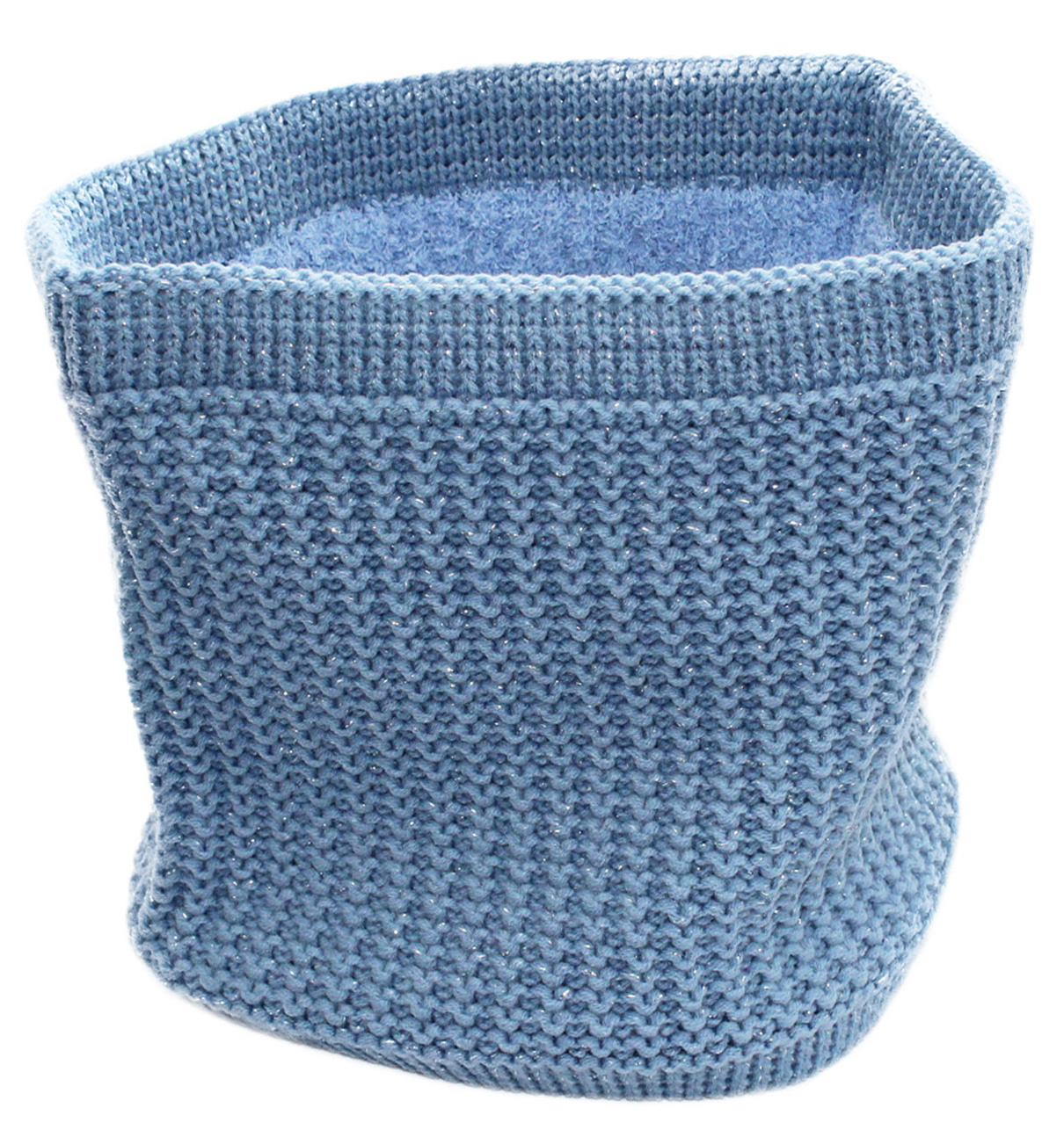 Colsjaal Dames  "Neckwarmer lurex" -   m. Blue