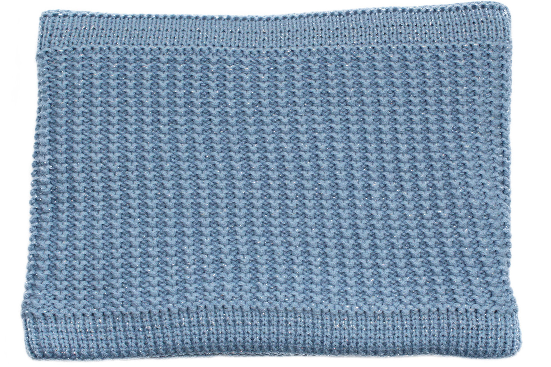 Colsjaal Dames  "Neckwarmer lurex" -   m. Blue