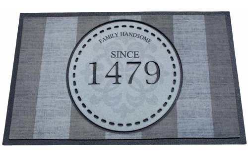 Deurmat rubber "ECO Master" Since 1479 45x75 cm.