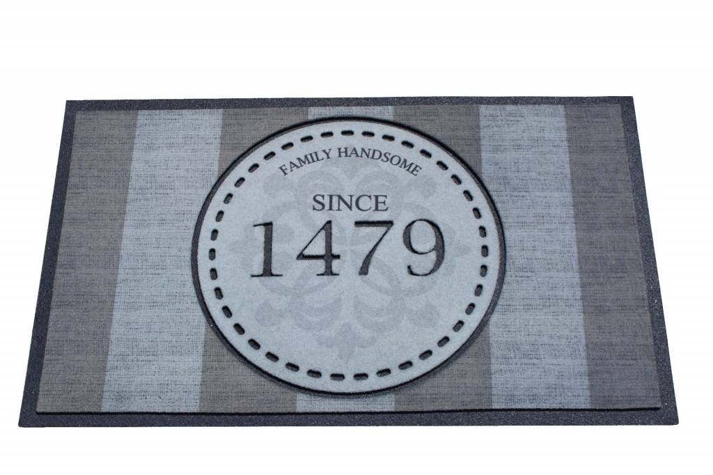 Deurmat rubber "ECO Master" Since 1479 45x75 cm.