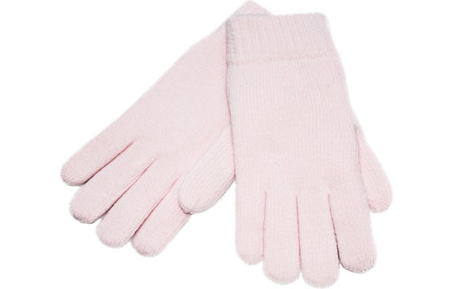 Dames Handschoenen met pels "Basic"    Roze