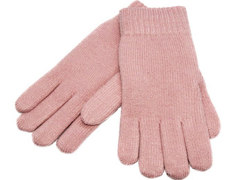 Dames Handschoenen met pels "Basic"    Pink