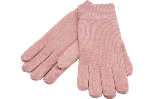 Dames Handschoenen met pels "Basic"    Pink