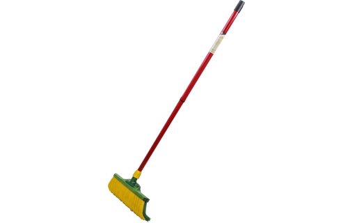 Krallenbezem kunststof 40 cm. met telescoopsteel