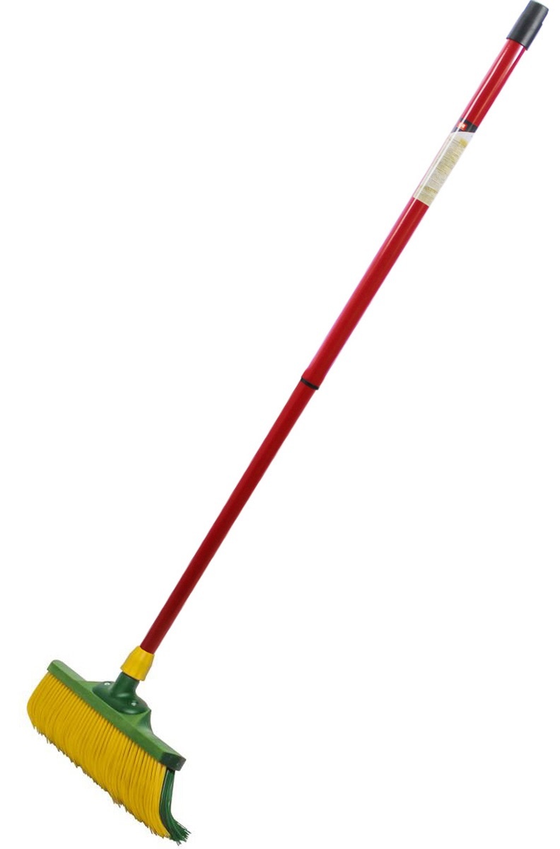 Krallenbezem kunststof 40 cm. met telescoopsteel Krallenbezem kunststof 40 cm. met telescoopsteel