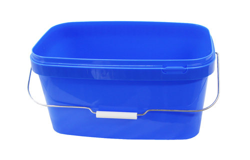 Emmer rechthoekig  10 Liter  Blauw Emmer rechthoekig  10 Liter  Blauw