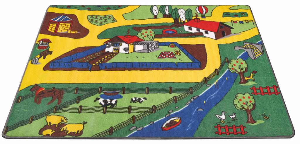 Speelmat Boerderij 133 x 165 cm. Speelmat Boerderij 133 x 165 cm.