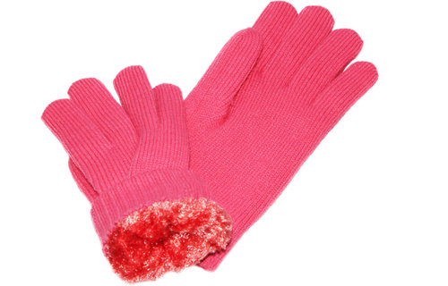 Dames Handschoenen met pels "Basic"    Coral Dames Handschoenen met pels "Basic"    Coral